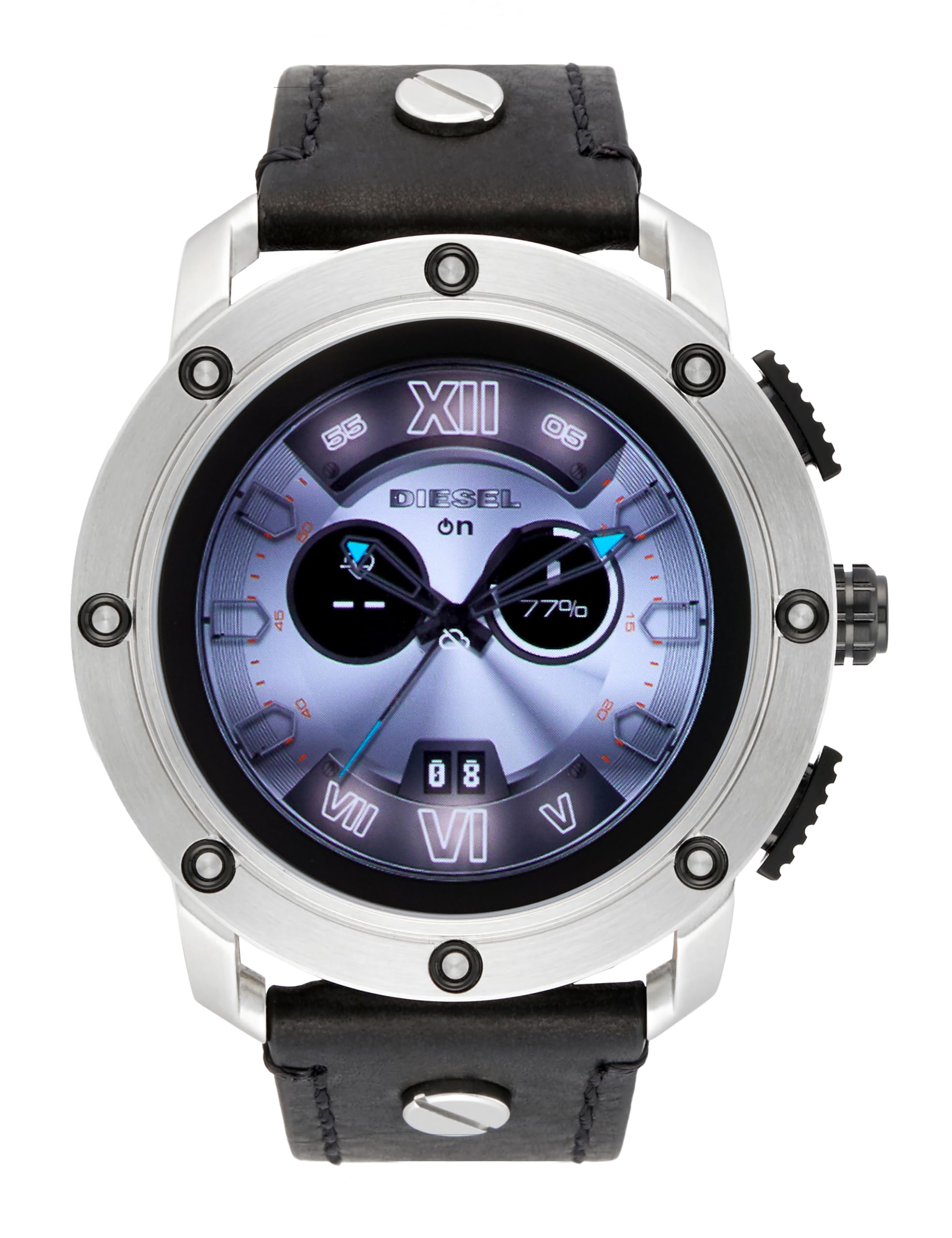 Buy Diesel Axial Digital Black Over sized dial Men