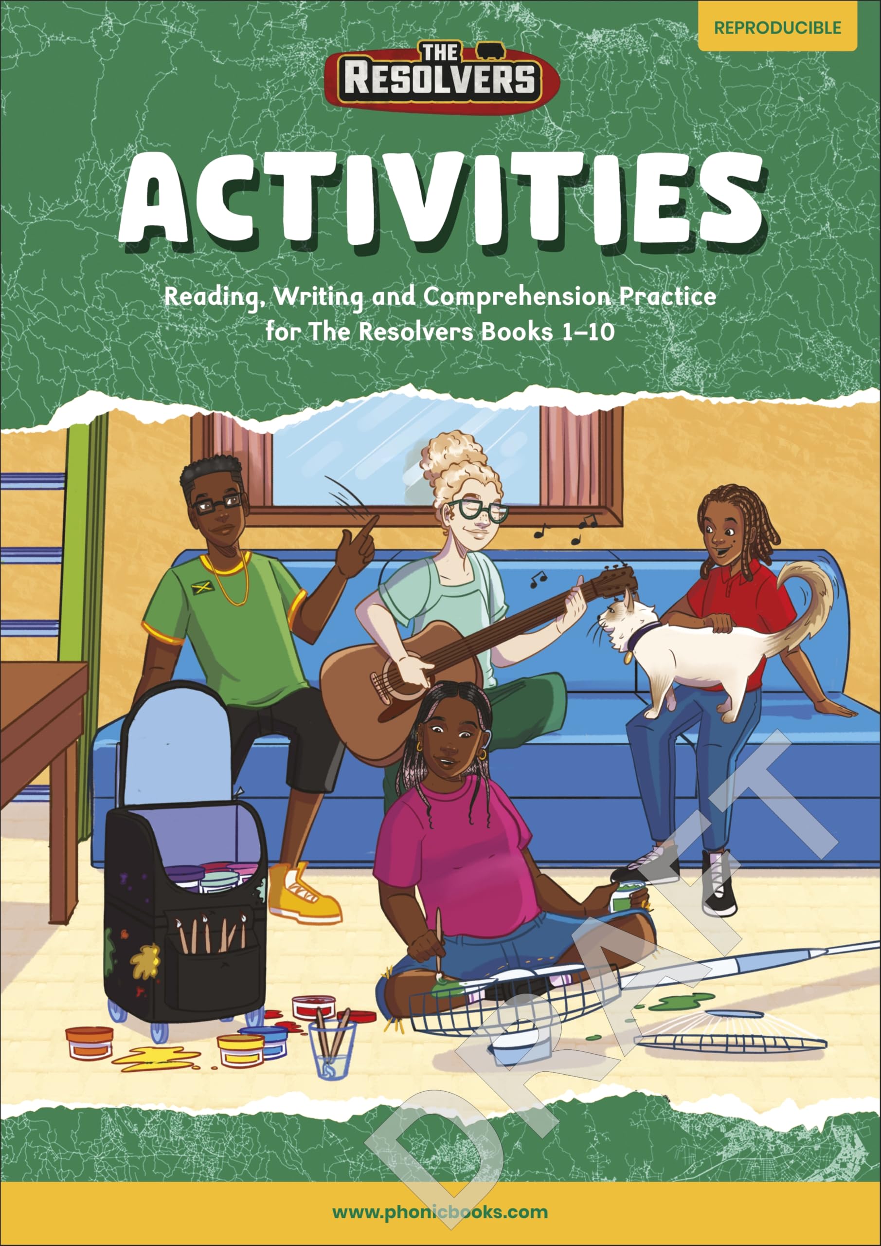 Phonic Books The Resolvers Activities: Adjacent Consonants and Consonant digraphs, and Alternative Spellings for Vowel Sounds (Phonic Books Catch-up Decodable Readers)