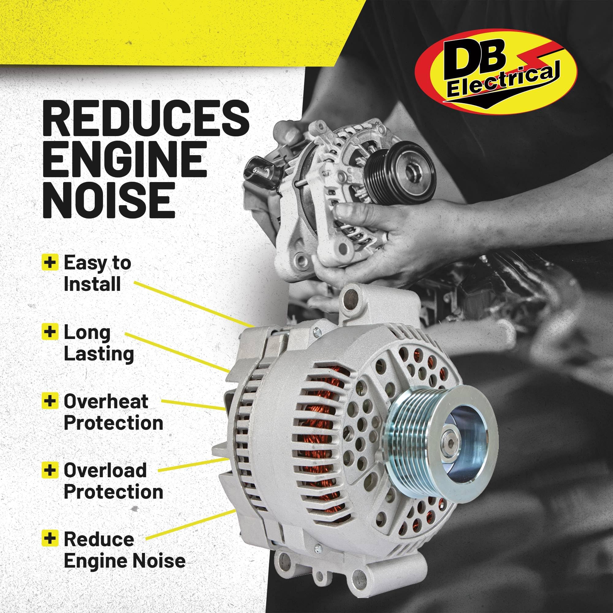 Db Electrical Afd0070 DIESEL ONLY Alternator For Ford Truck Explorer Ranger 130 Amp 92-03, 7.3 7.3L Ford F150 F250 F350 PICKUP 95 96 97 98, Van 95 96 97 98 99 00 01 02 03