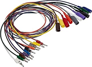 Pomona 6357-36 Banana Plug to Alligator Clip Patch Cord Kit, 36