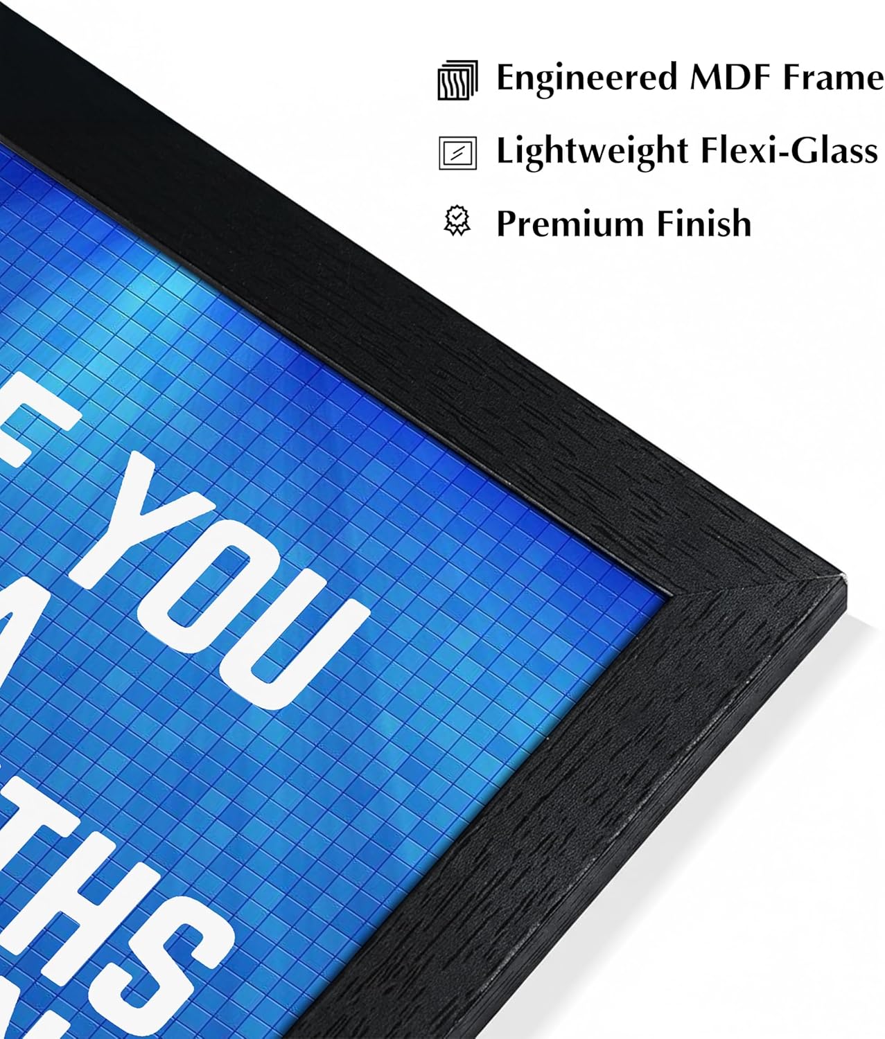 Motivational Wall Art Poster -Where You Are in a Few Months Depends on What You Do Today - Print for Office, Gym, Home – Inspirational Decor for Men, Women, Entrepreneurs, Students (8x10 Black Frame)