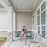 Vista 5 de BeneLabel Ganchos de columpio resistentes con rodamientos, juego de 4 soportes de tornillo de acero inoxidable 304 para sillas colgantes, columpios