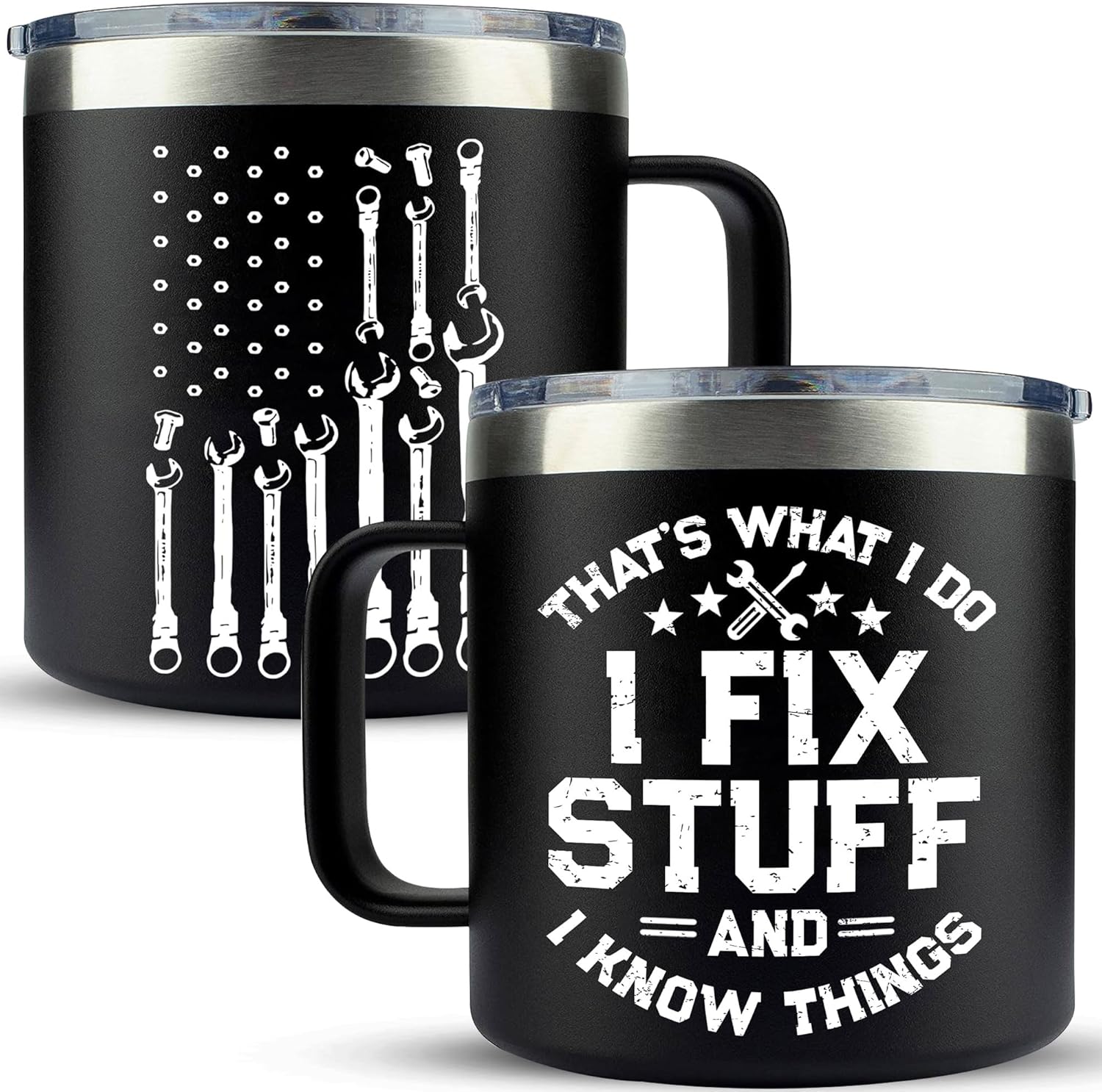 Christmas Gifts for Men, Dad, Husband - Birthday Gifts for Mens Unique - Stocking Stuffers for men, Dad - Dads Birthday Gift Ideas - Funny, Gag mens Gifts for Christmas, Birthdays - 14Oz Men Mug