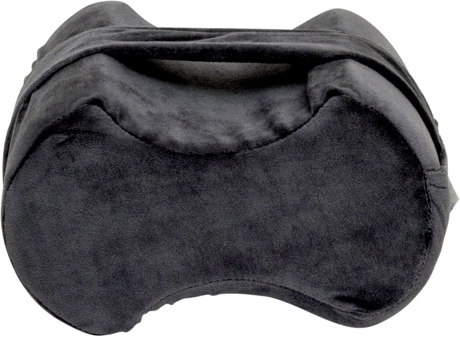 BodyMed Leg & Knee Positioning Support Pillow, 10 x 8 x 6 in., Blue - Foam Wedge Contour for Side and Back Sleepers for Spinal Alignment