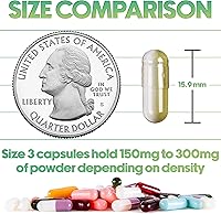 Vista 2 de XPRS Nutra Cápsulas vacías tamaño 3 – 1000 cápsulas veganas vacías transparentes – Pastillas vegetarianas – Relleno de cápsulas vegetales DIY