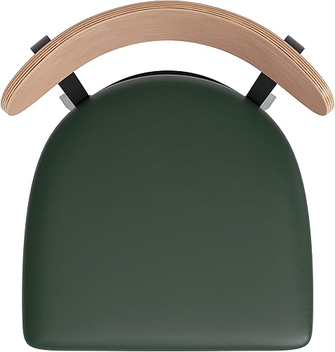 Miniatura 31 de Flash Furniture Wright - Silla de comedor de grado comercial, asiento de madera maciza con acabado de nogal y respaldo de boomerang, 500 libras de