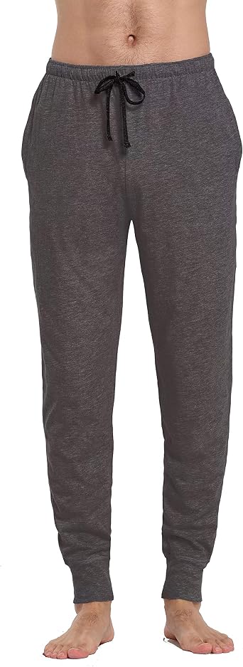 CYZ Pajama Sleep Bottoms Mens Boxers Sleepwear Shorts Pajama Pants Poplin Woven Sleep Shorts | Lightweight 100% Cotton Knit Sleep Pajama Lounge Pant Soft Comfy Pj Pant Elastic Waist Sleepwear for Men