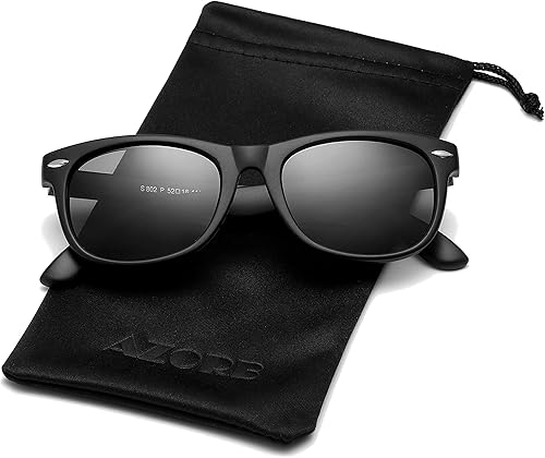 Miniatura 4 de Azorb - Lentes de sol polarizados para niños y niñas, armazón flexible de goma TPEE para niños y niñas de 3 a 10 años, 100% protección UV