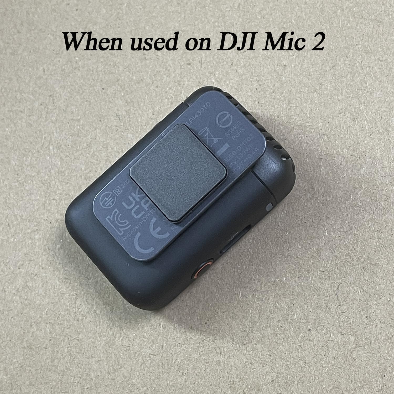 iMusk 2 imanes originales para clip de micrófono DJI, accesorios de montaje magnético OEM para transmisor de micrófono DJI (1ª generación)