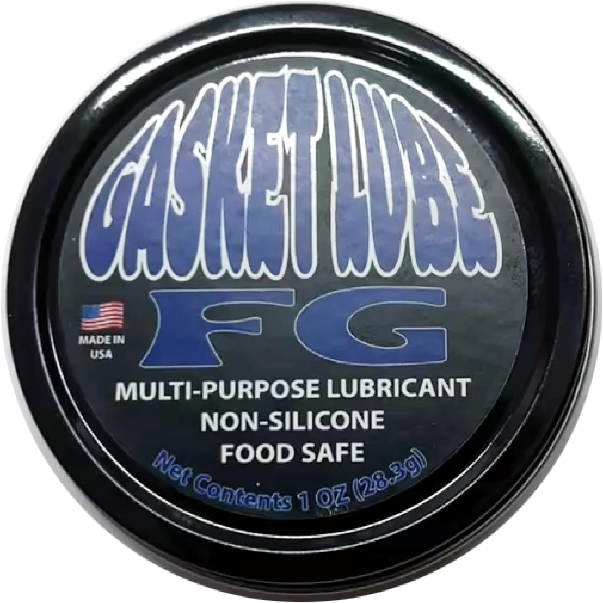 GasketLube FG – Food Grade Non-Silicone Lubricant for O-Rings, Gaskets & Seals | Smooth Gel Sanitary Grease for Beverage, Espresso & Food Equipment 1oz jar