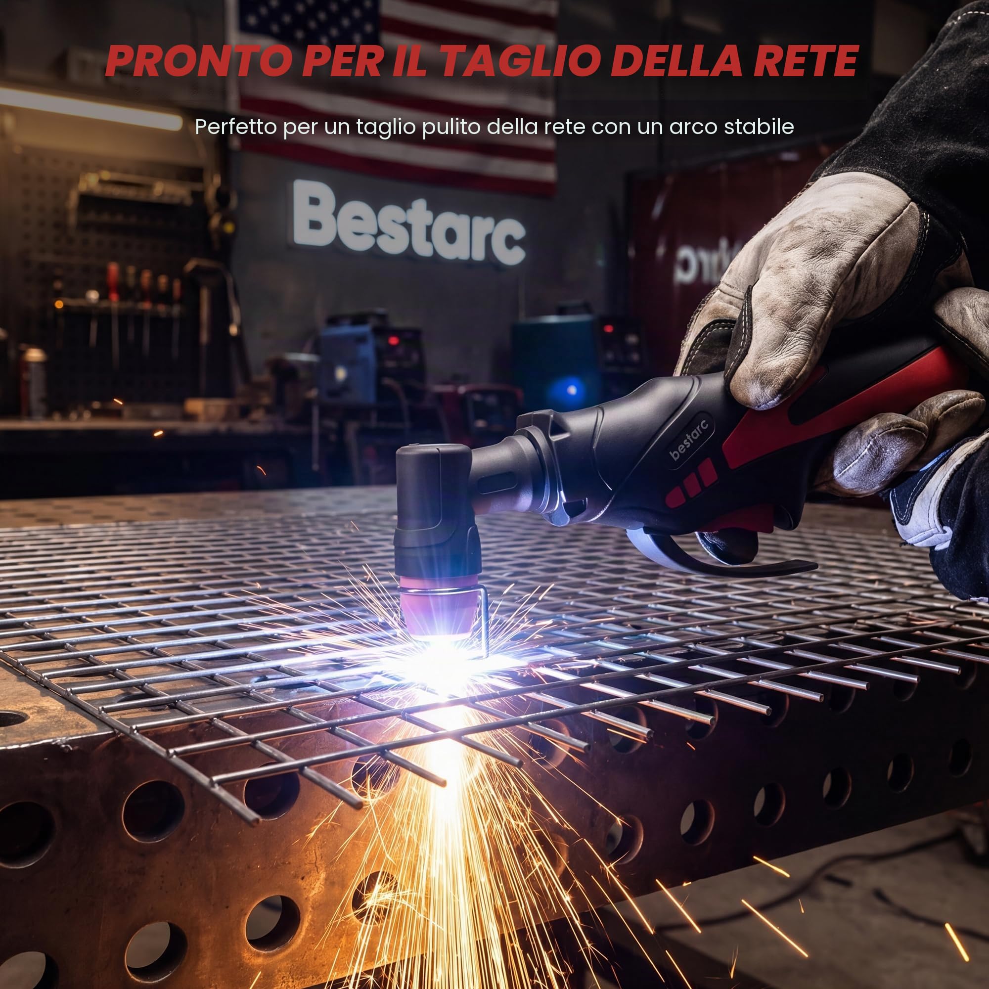 bestarc Taglierina al plasma, arco pilota [tecnologia del sensore d'aria] 110/220V BTC500DP 10a generazione, 50A schermo Display digitale al plasma macchina da taglio (BTC500DP 10GEN 110/220V)