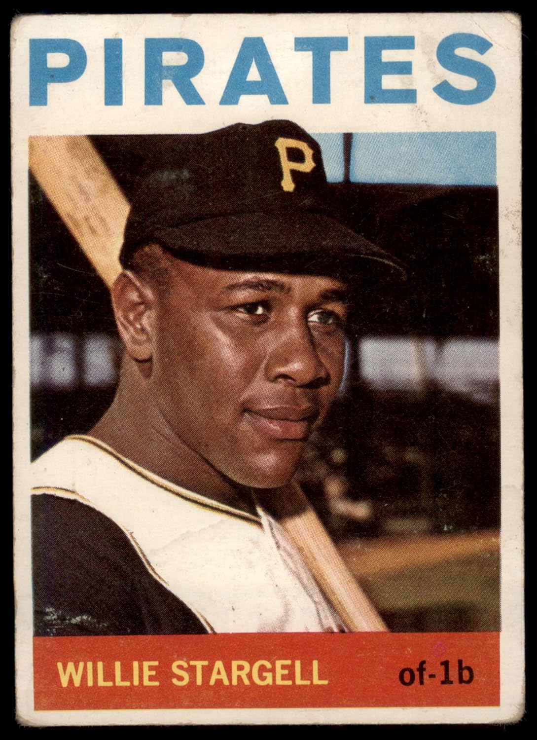 1964 Topps #342 Willie Stargell Pittsburgh Pirates (Baseball Card) AUTHENTIC Pirates