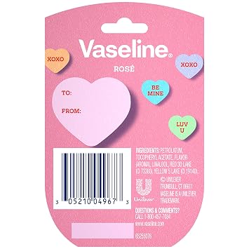 Vaseline Lip Therapy, Limited Edition Tinted Lip Balm Variety 6-Pack, Rose, 0.25 Oz Ea