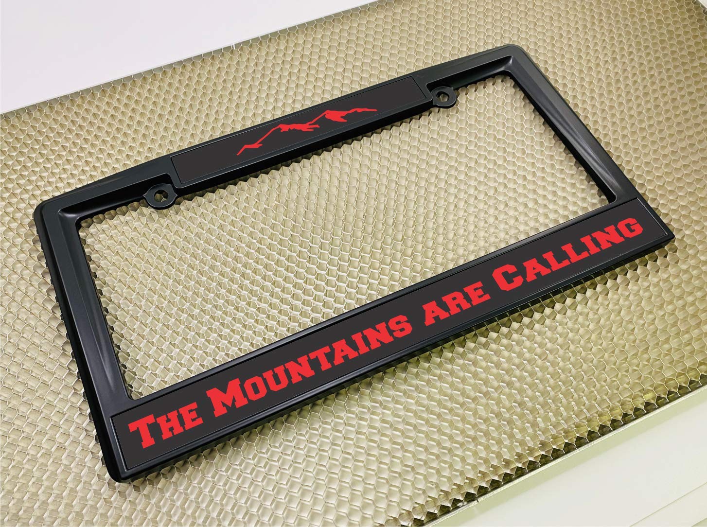 Custom Personalized Heavy Duty Metal Laser Engraved Car License Plate Frame wit - Picture 82 of 113