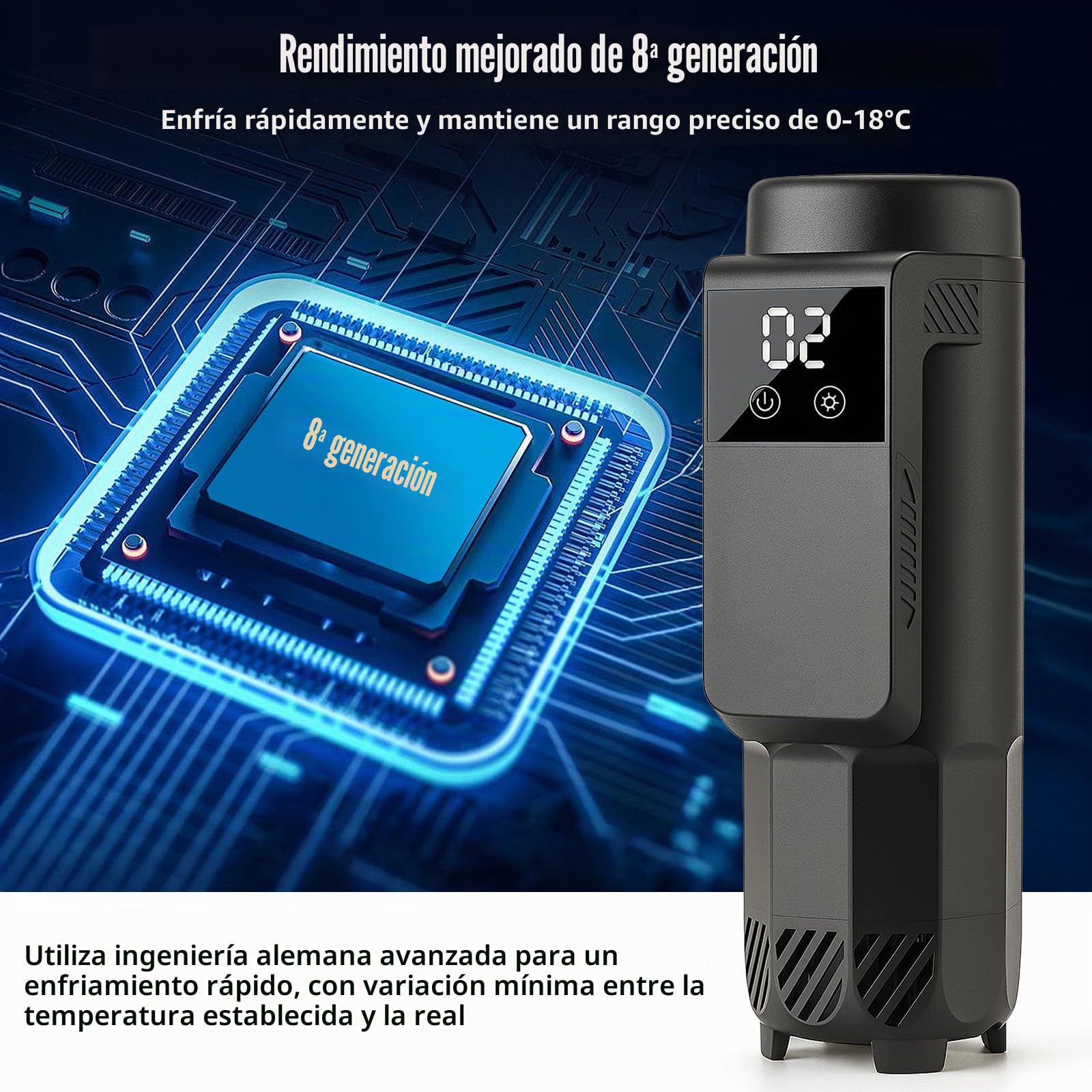 Caja de enfriamiento para insulina UtaUla para viajes, 0-18℃ Caja de enfriamiento para medicamentos, ofrece espacio para 5-7 plumas de insulina, enfriador de viaje aislado para medicamentos para