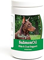 Vista 325 de Healthy Breeds Golden Retriever - Aceite de salmón masticable suave, 90