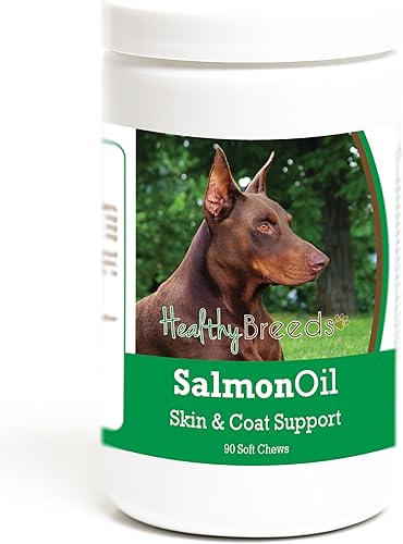 Miniatura 325 de Healthy Breeds Golden Retriever - Aceite de salmón masticable suave, 90