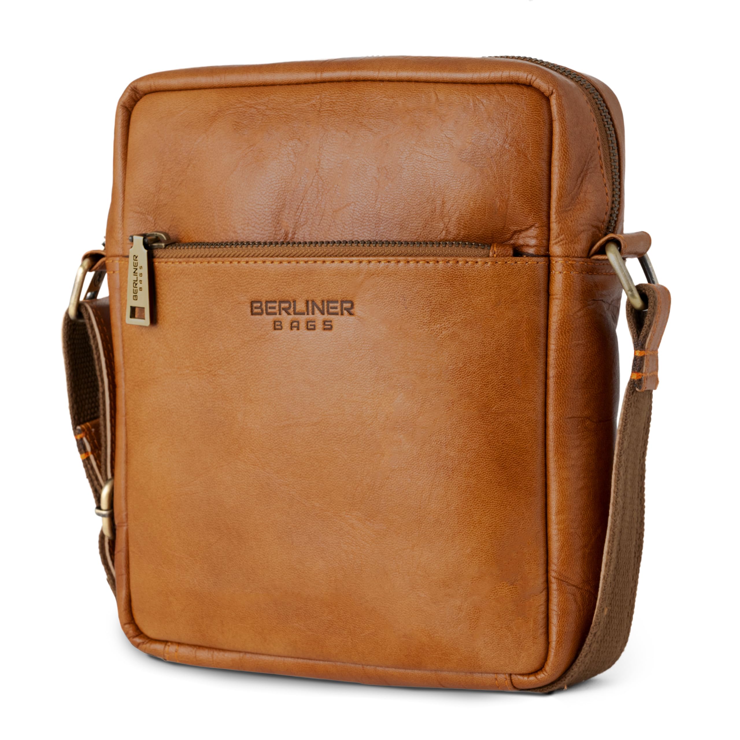 Vintage Genuine Leather Shoulder Bag for Men Tom, Sling Bag for Men, Small Crossbody Bag for Men