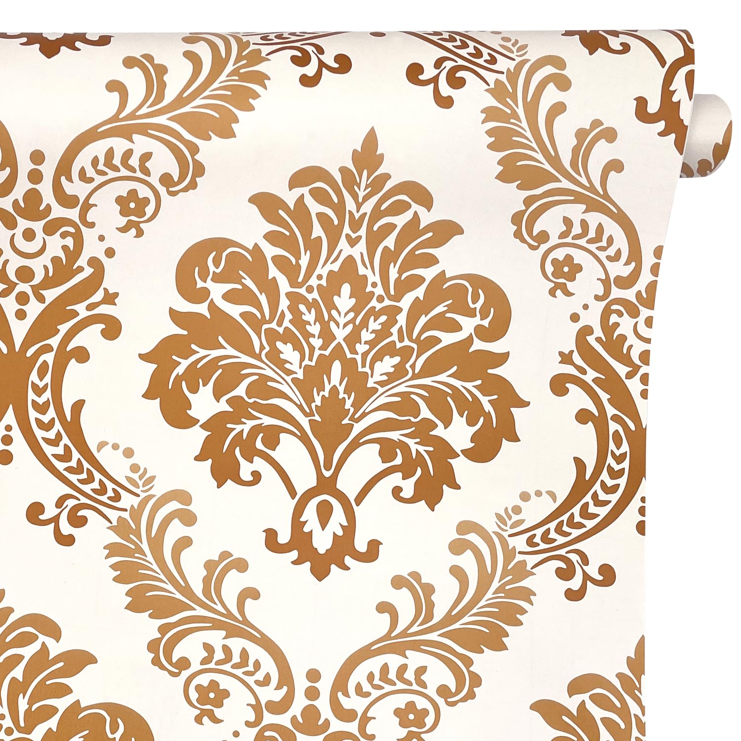 papel de contacto Autoadhesivo LoveFaye diseño Damasco Lujo de 45 x 300 cm para estantes