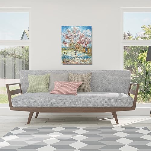 Miniatura 344 de A&T ARTWORK The Starry Night de Vincent Van Gogh. Tamaño del marco: 36 x 30 pulgadas, tamaño de la imagen: 30 x 24 pulgadas, reproducciones clásicas