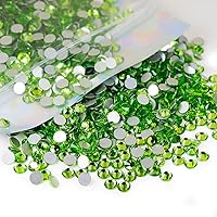 Vista 69 de Genie Crystal ss34 Red Glass Rhinestones 288 Pcs, 7.0 mm Big Light Siam Flatback Rhinestone, Diamond Cut Gems for Crafts, Face Mask, Makeup