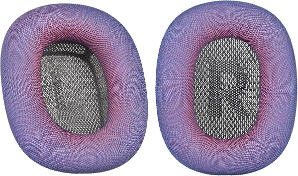 Damex mesh Fabric earpads for airpods max Ear Cushions,Compatible with airpods max Ear Pads2024 Version,Noise Cancelling, Breathable,Magnetic mounting, not Falling Off Gradient Purple