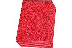 Red Foam Sheets for Christmas Sparkle EVA Sheets