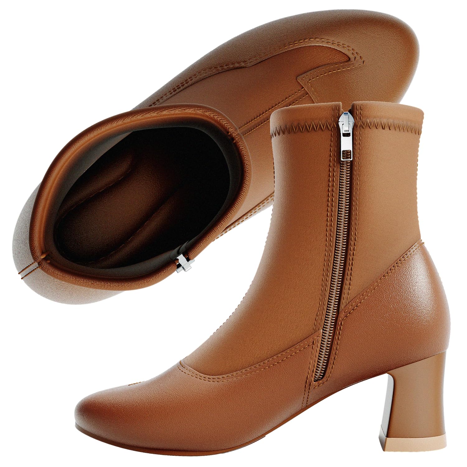 for Mommy Pregnancy Shoes for Swollen Feet – Stretchable with Patented Design, Providing Comfort and Style for Pregnant Women – Wide, Non-Slip Shoes Brown