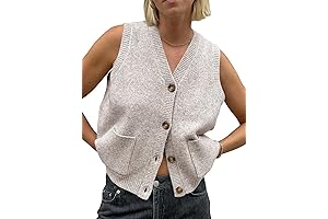 Buttoned Sweater Vest
