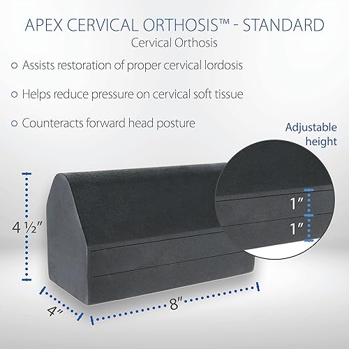Vista 5 de Core Products Apex Orthosis Dispositivo de tracción cervical, Relajador de cuello y hombros, camilla, promueve la salud espinal, alineación - firme