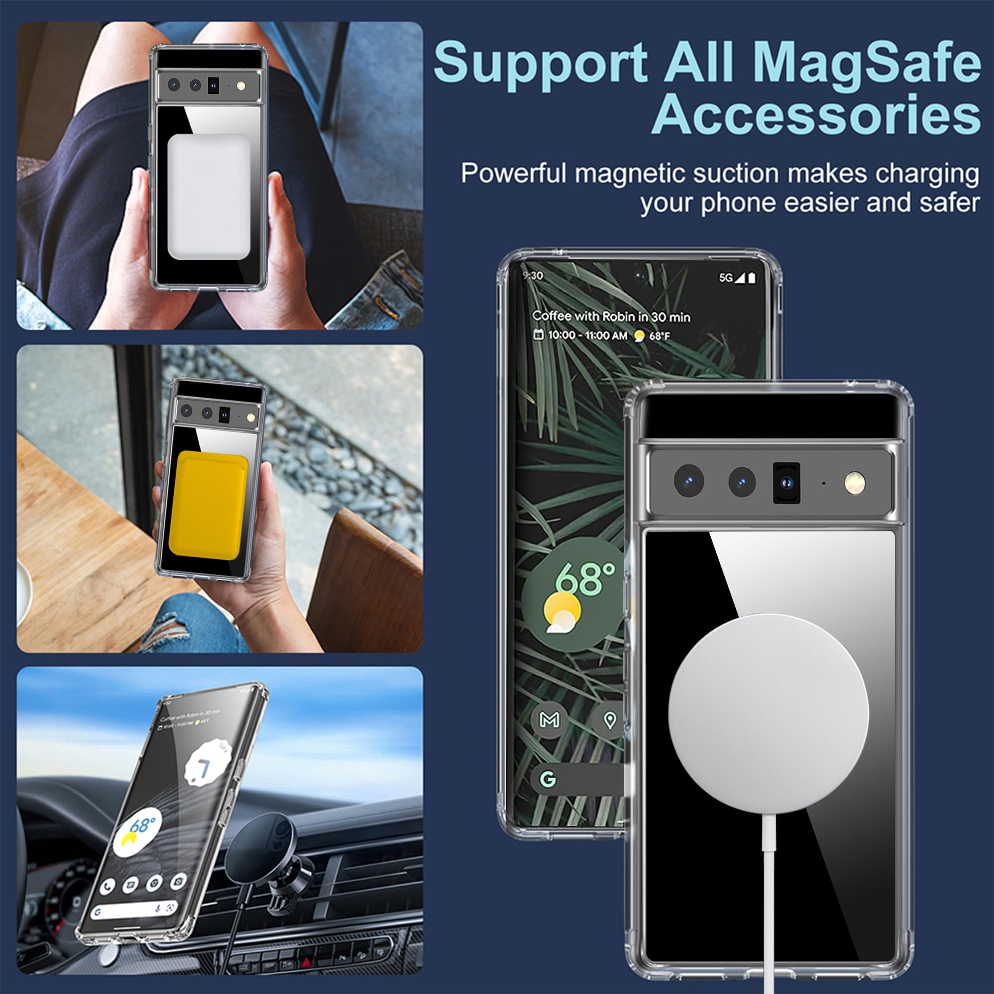 Amazon.com: Magnetic Stand Case for Google Pixel 6 Pro