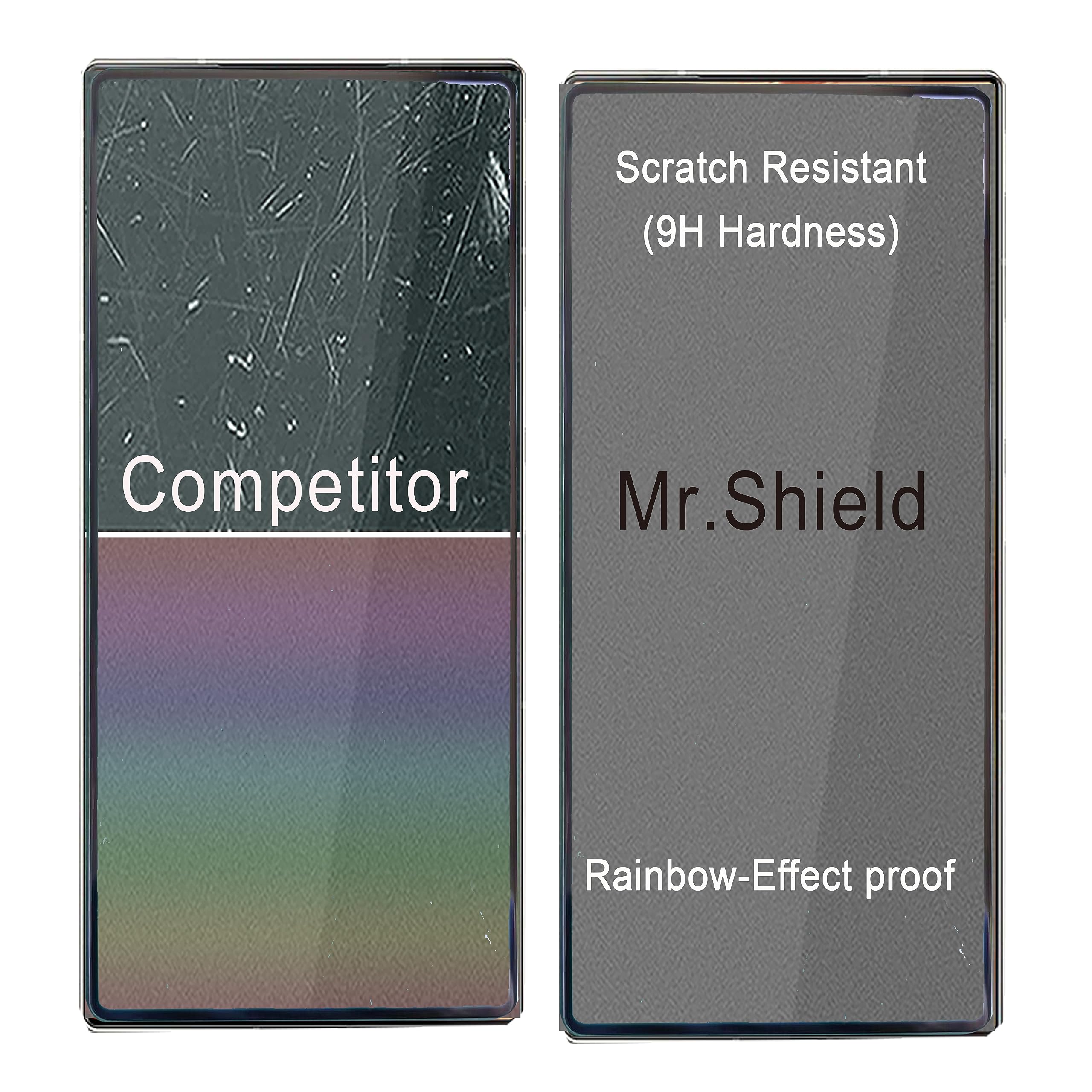 Mr.Shield [3-Pack] Proteggi schermo per ZTE Nubia Z50S Pro [Vetro