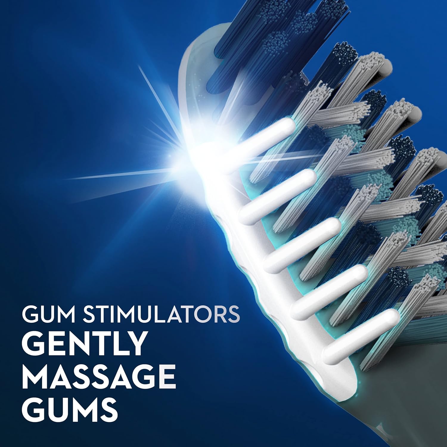 Oral-B CrossAction Soft Toothbrushes, Deep Plaque Removal (6 Count) + Crest 3D White Toothpaste, Advanced Luminous Mint, Teeth Whitening Toothpaste, 3.7 Oz (Pack of 4)