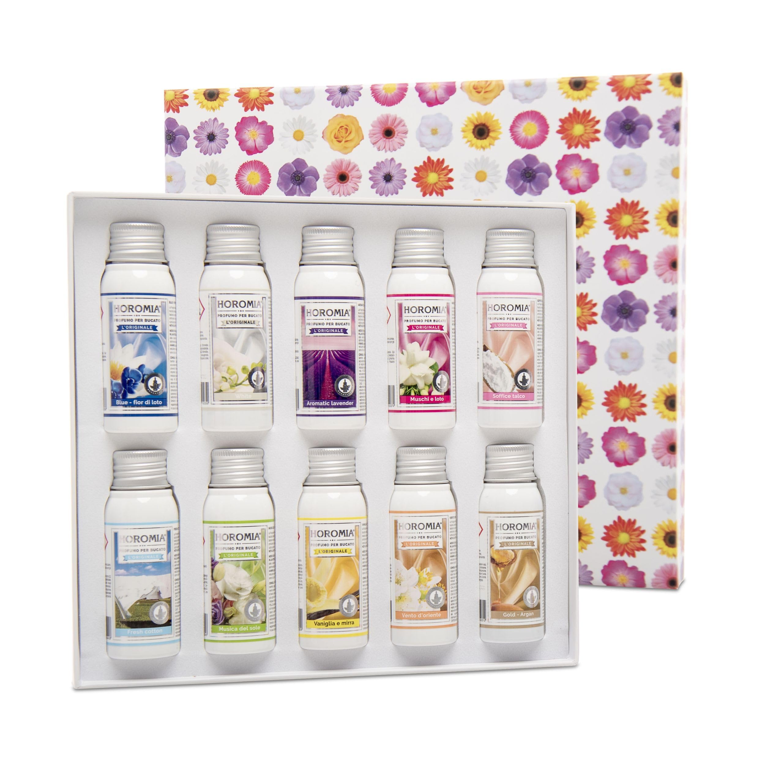Horomia Horobox Fiori Profuma Bucato - 10 Flaconi da 50ml