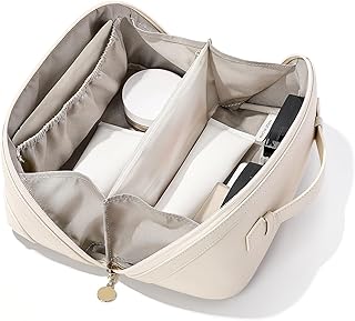 mibasies Bolsa de maquillaje plana abierta pa...