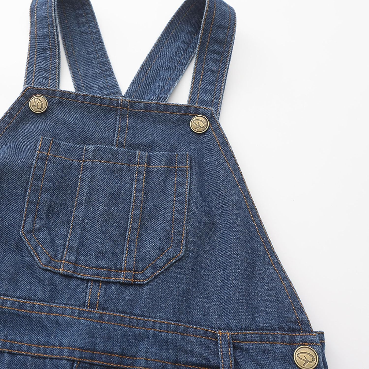 GRANDWISH Boys Denim Bib Overalls, Size 3T-10 - Image 4