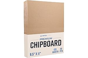 Supreme Cardboard Sheets for Arts, Crafts, and DIY Projects - 8.5x11 Inches