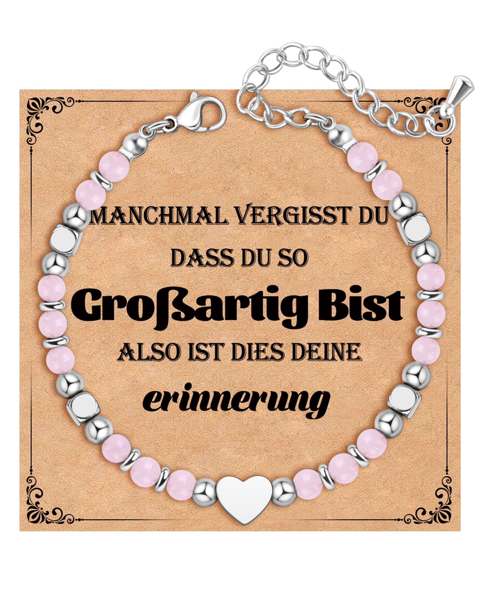 CheersLife Armband Damen,Schmuck Damen Teenager Mädchen Geschenke für Frauen 12 13 15 16 18 20 21 23 30 40 50 Jahre Weihnachten Geburtstag Geschenke für Tochter Schwestern Freundin Frau Oma