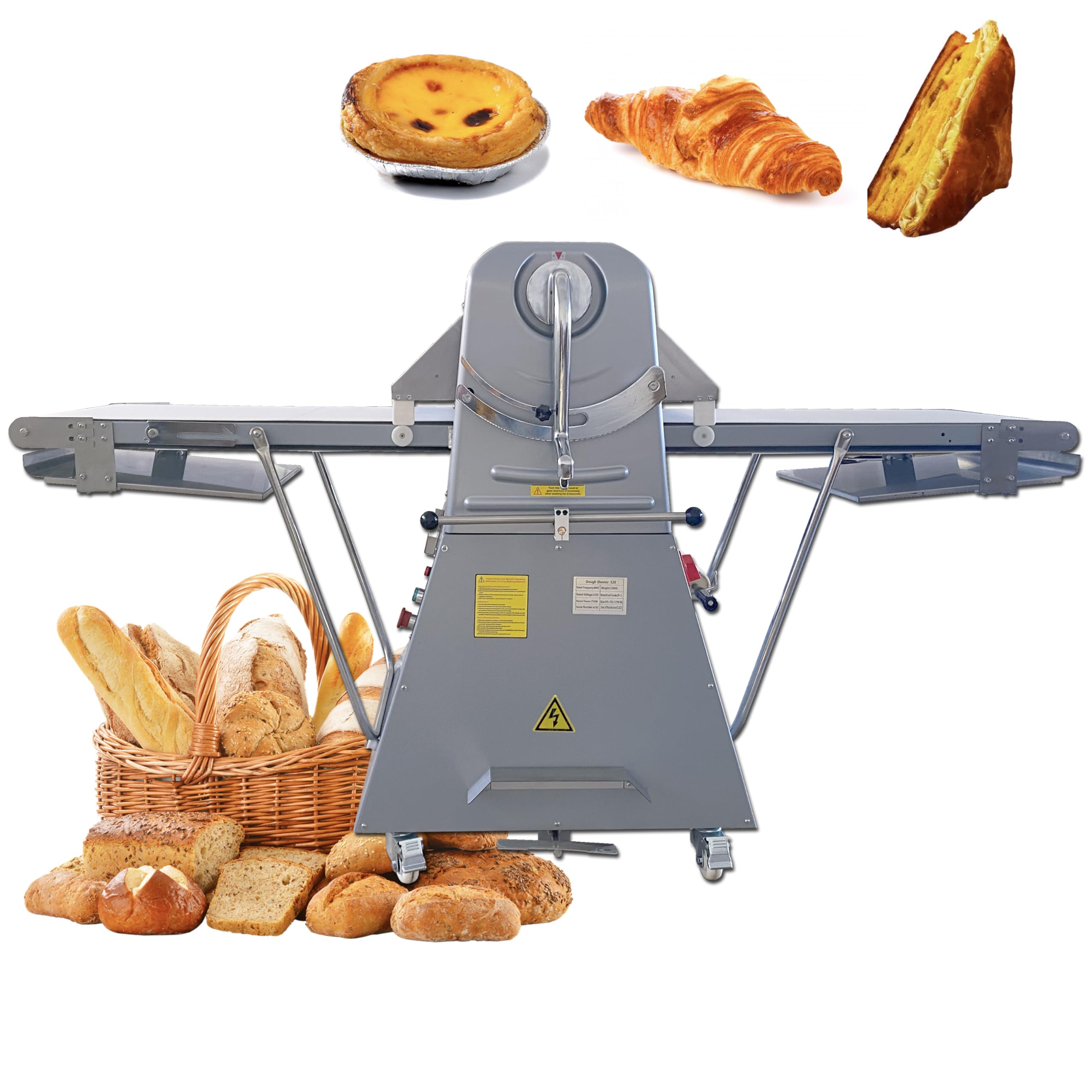 30 x 40 cm snijplank van roestvrij staal - Antislip en stabiel voor het kneden van... | bol