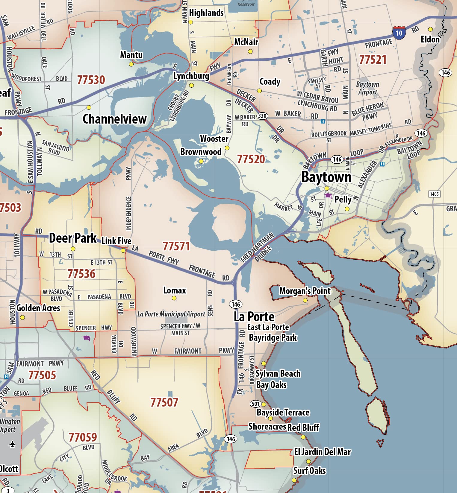 77401 Zip Code Map Houston