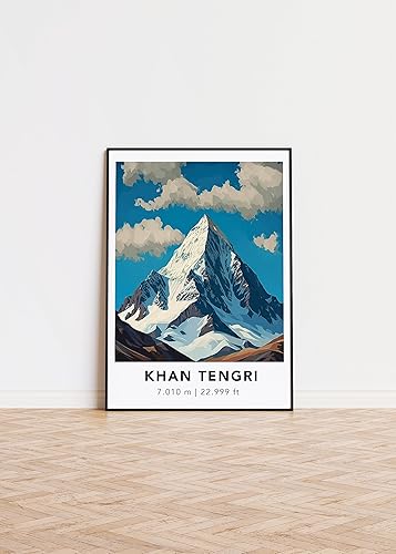 Póster impreso Khan Tengri