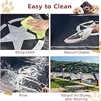 Vista 7 de SUNPIE Forro de maletero y tapete de carga para perros Compatible con Jeep Wrangler JK/JL Unlimited 4 puertas 2007-2026, protector de cama