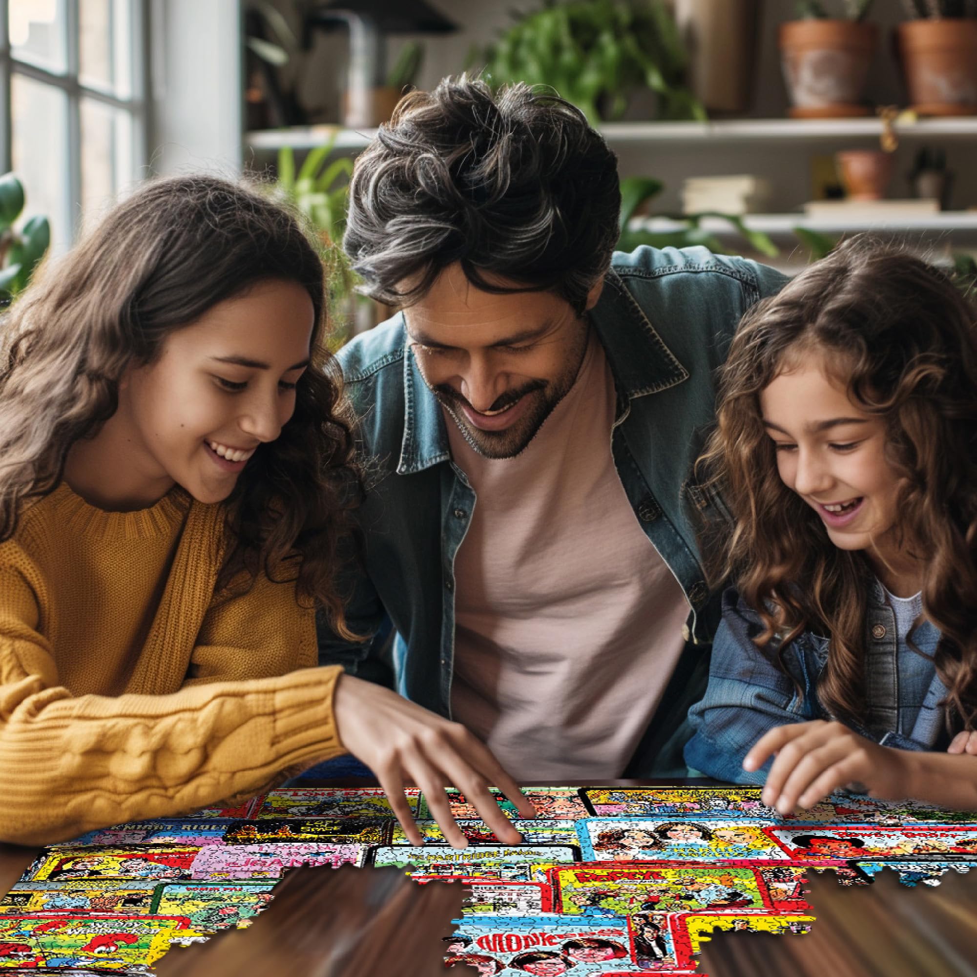 Amazon.com: White Mountain TV Lunch Boxes - 1000 Piece Jigsaw