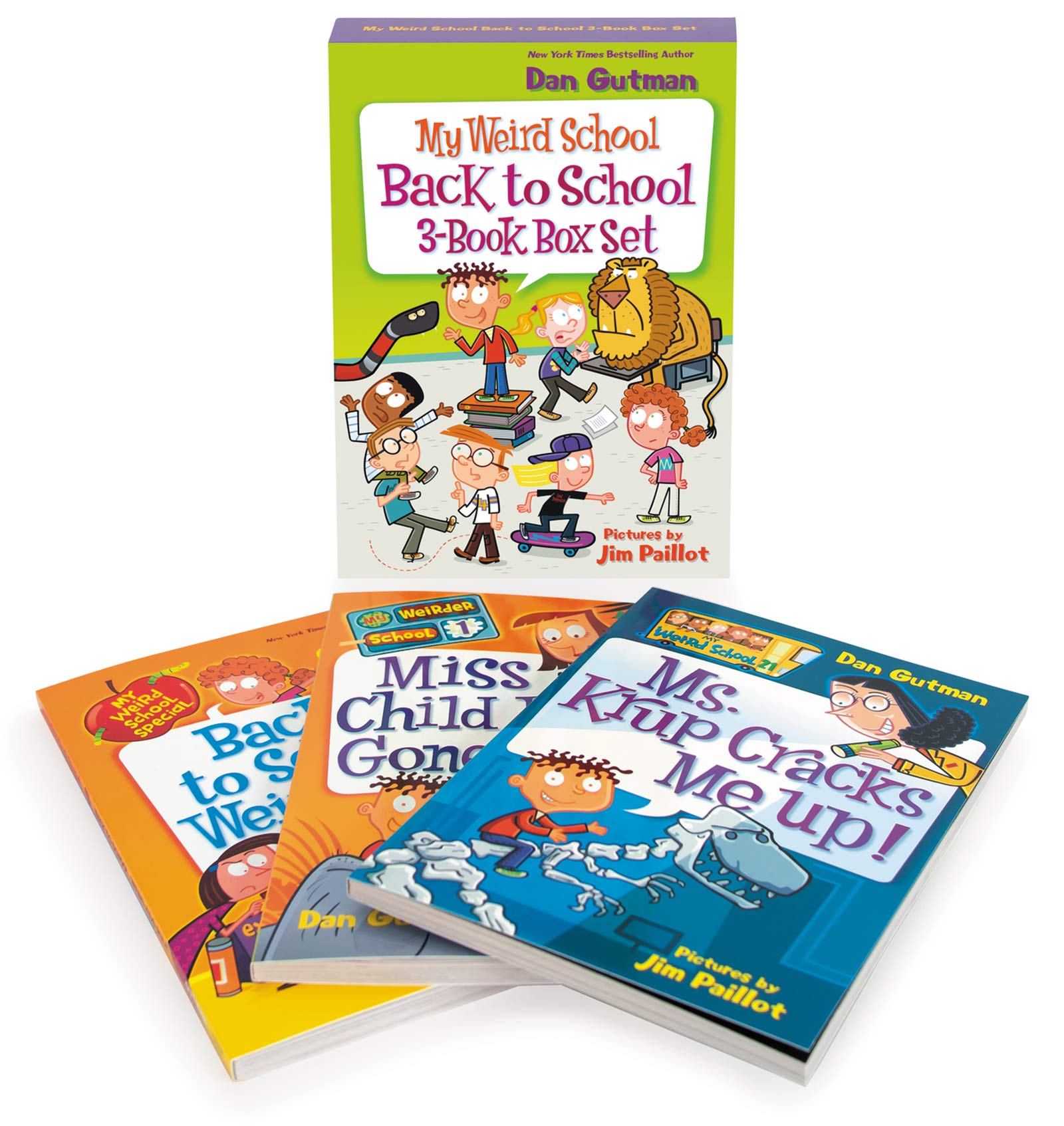 HarperCollins My Weird School Back to School 3-Book Box Set: Back to School, Weird Kids Rule!; Miss Child Has Gone Wild!; And Ms. Krup Cracks Me Up!