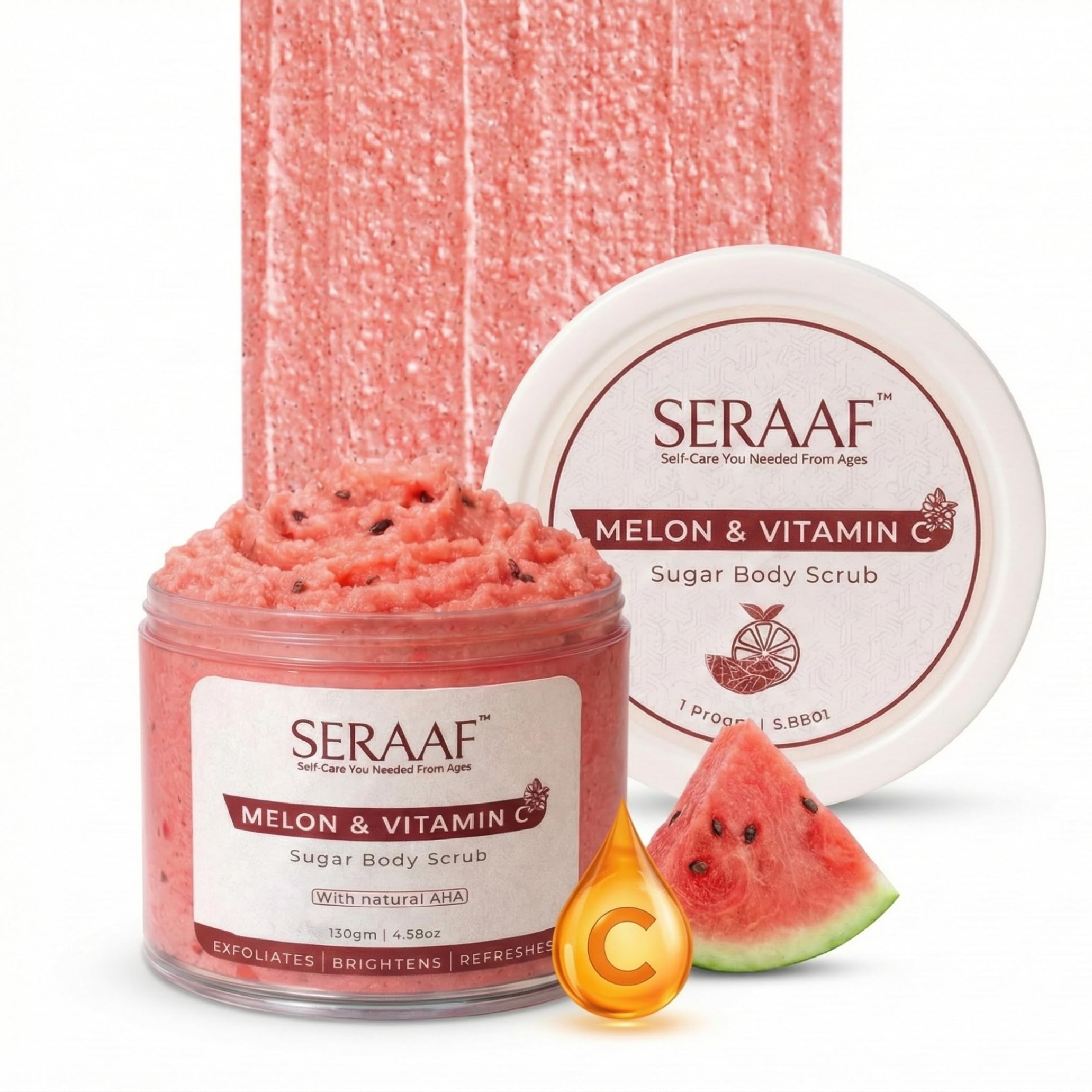 Body Scrub for Women & Men | Moisturizing Sugar Scrub | Tanning Dead Skin Remover | Body Scrub for Tan Removal | Deep Exfoliating Scrub | Gentle on Skin with Pleasant Fragrance Sugar Scrub-image-16