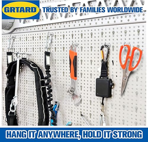 Miniatura 7 de Grtard Paquete de 20 ganchos magnéticos para colgar, ganchos magnéticos resistentes de 25 libras para crucero, imanes con ganchos, imanes de
