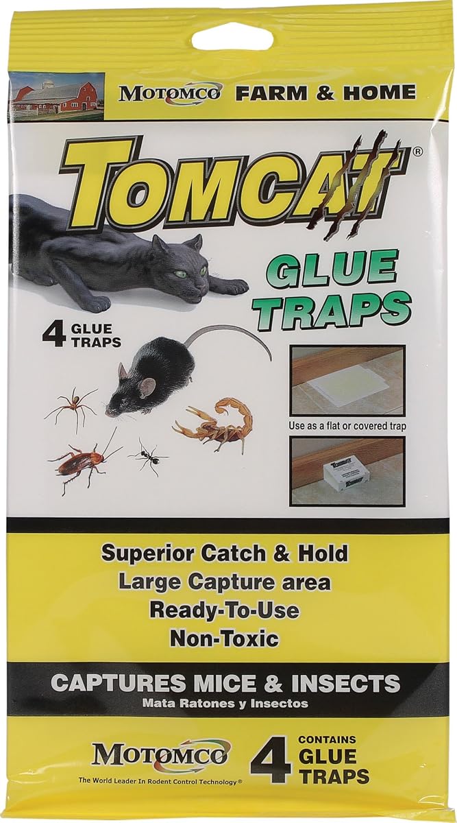 Trampas de pegamento Tomcat para ratones e insectos