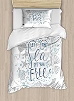 Vista 306 de Ambesonne Juego de funda de edredón de baloncesto, silueta de jugador de baloncesto, promoción de campeonato de competencia de atleta, juego de ropa