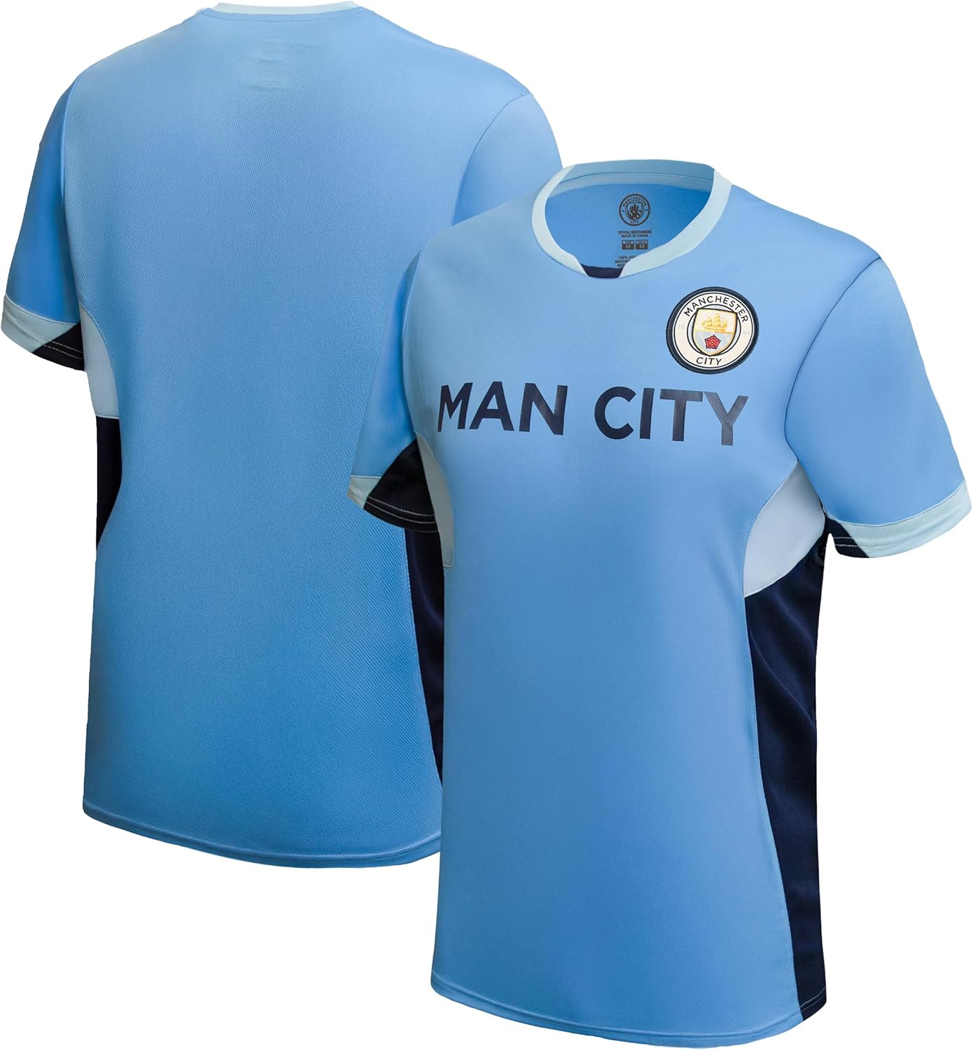 Icon Sports Officially Licensed Manchester City FC Game Day Shirt - Unisex Adult - Image 3