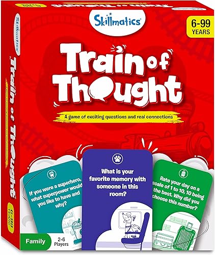Miniatura 7 de Skillmatics Juego de cartas Tren del pensamiento  Regalos conexión familiar y iniciadores de conversación para niños de 6 años en adelante